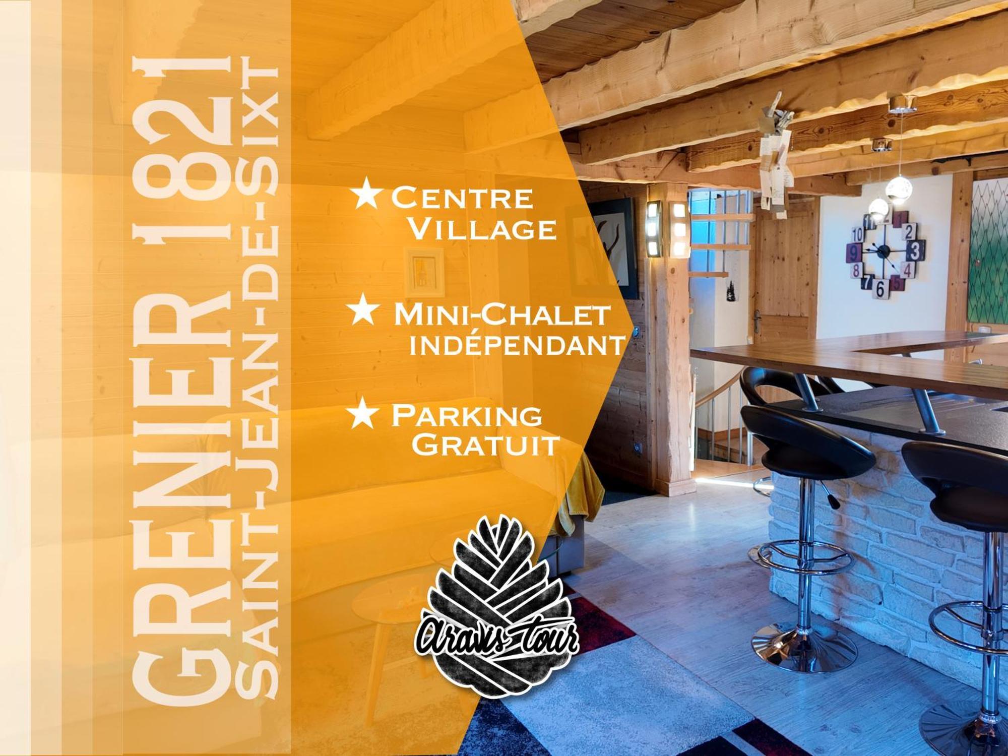 Le Grenier 1821 - Mini Chalet - Centre Village - Aravistour Saint-Jean-de-Sixt Exterior foto